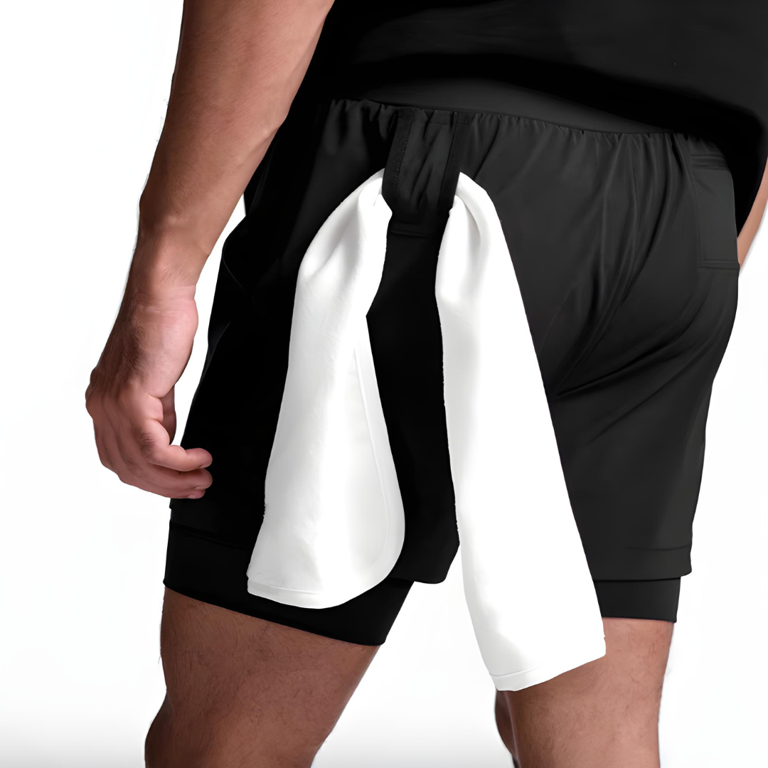 OPUNIA 2 IN 1 FITNESS SHORTS