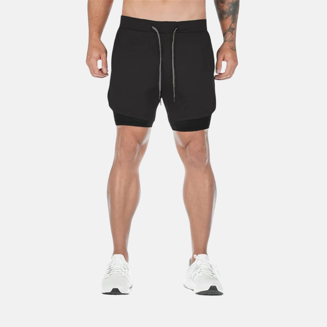 OPUNIA 2 IN 1 FITNESS SHORTS