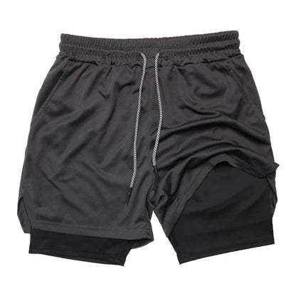 OPUNIA 2 IN 1 FITNESS SHORTS