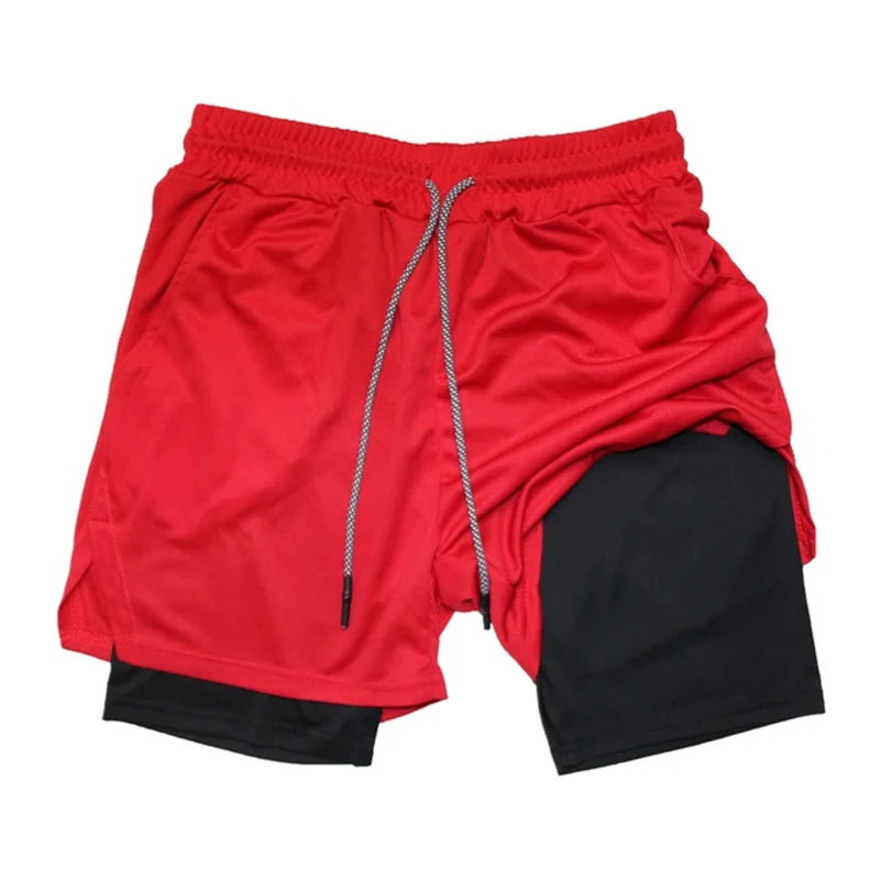 OPUNIA 2 IN 1 FITNESS SHORTS
