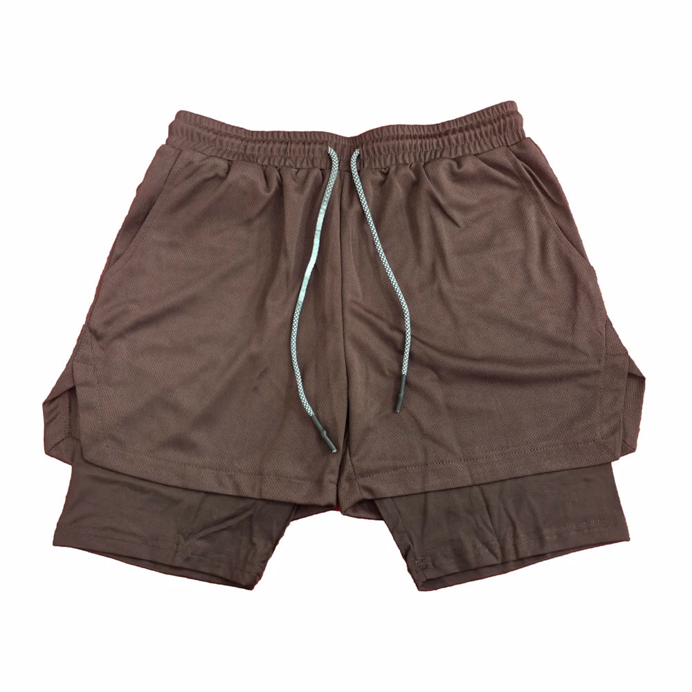 OPUNIA 2 IN 1 FITNESS SHORTS