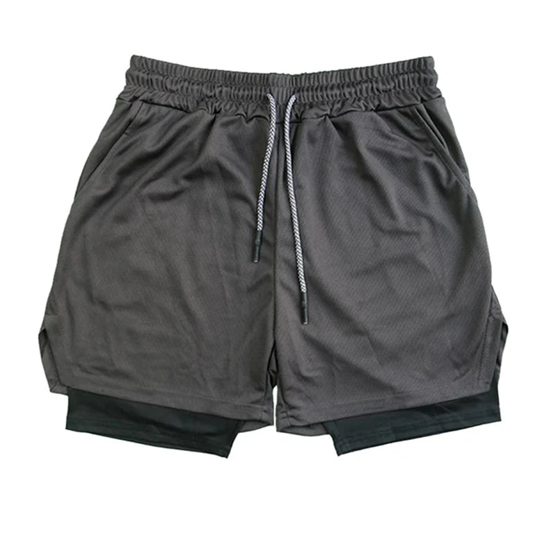 OPUNIA 2 IN 1 FITNESS SHORTS