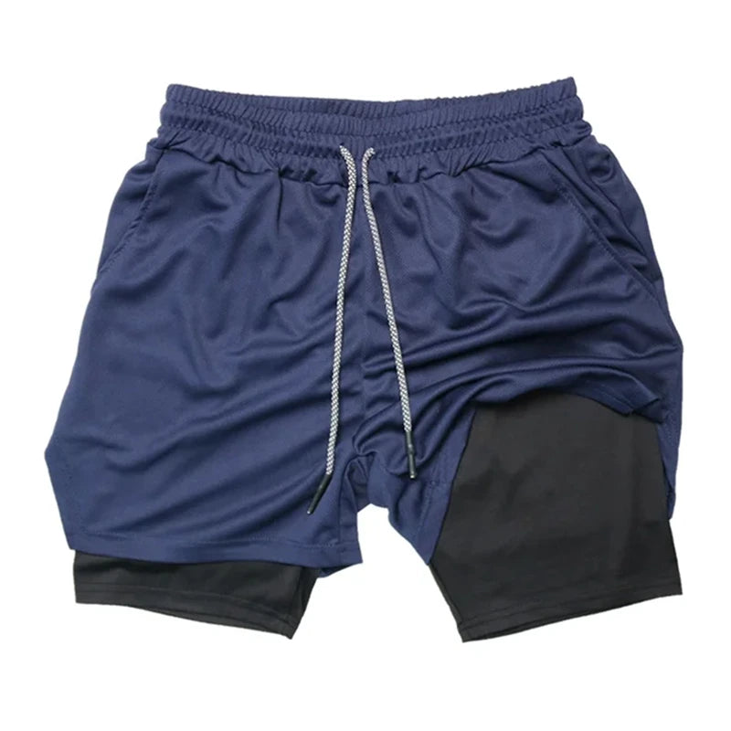 OPUNIA 2 IN 1 FITNESS SHORTS