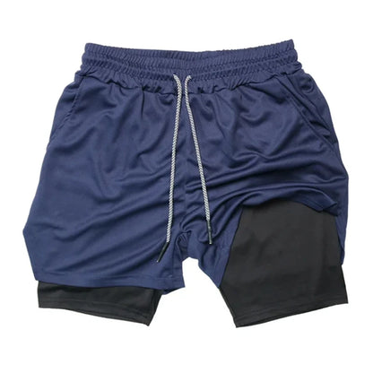 OPUNIA 2 IN 1 FITNESS SHORTS