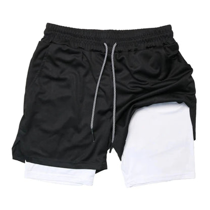 OPUNIA 2 IN 1 FITNESS SHORTS